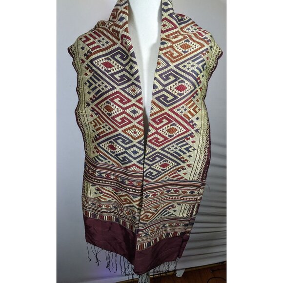 Tai Daeng Handmade Silk Naga Motif Wall Hanging - Picture 5 of 8